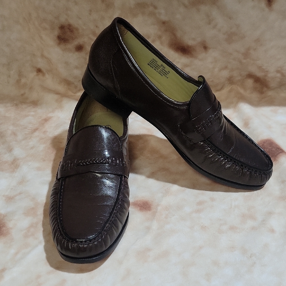 Men's Brown Leather Loafers